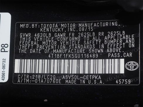 Used 2016 Toyota Camry XLE image 27