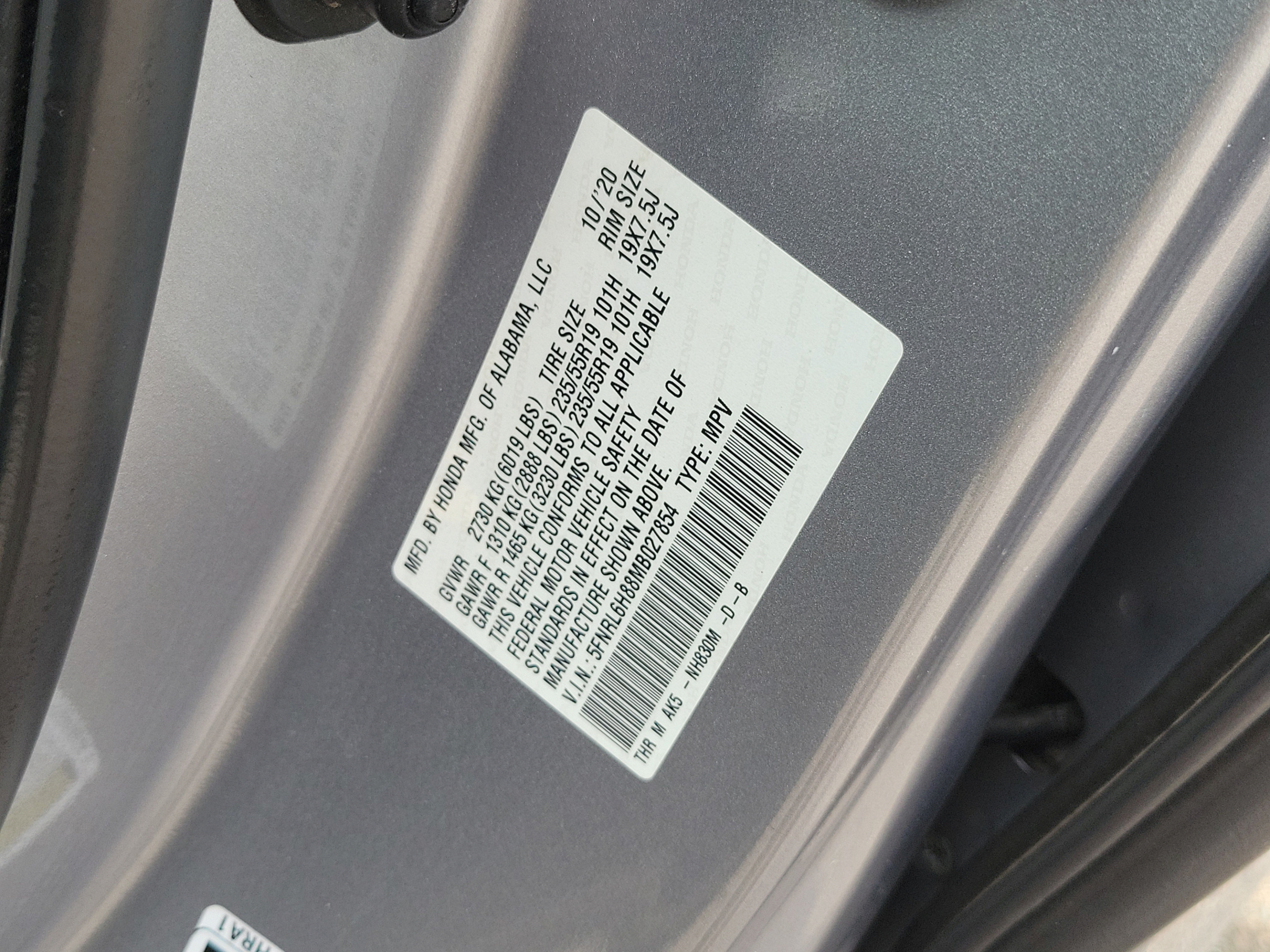 Used 2021 Honda Odyssey Touring image 37