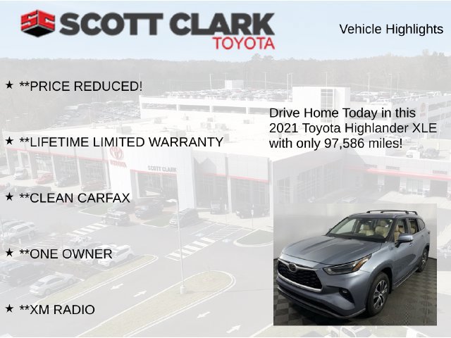 Used 2021 Toyota Highlander XLE AWD/4WD image 12