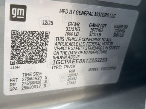 Certified 2026 Chevrolet Silverado 1500 LTZ w/ Technology Package RWD image 20