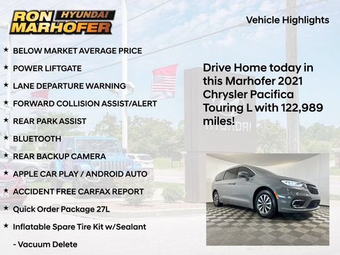 Used 2021 Chrysler Pacifica Touring-L FWD image 14