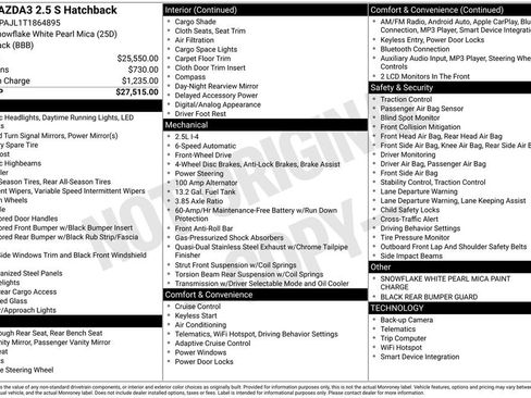 New 2026 MAZDA MAZDA3 s image 4