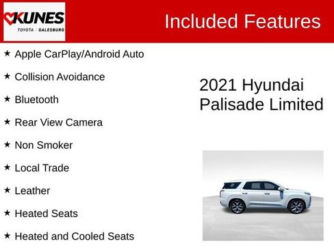 Used 2021 Hyundai Palisade Limited w/ Cargo Package AWD/4WD image 2
