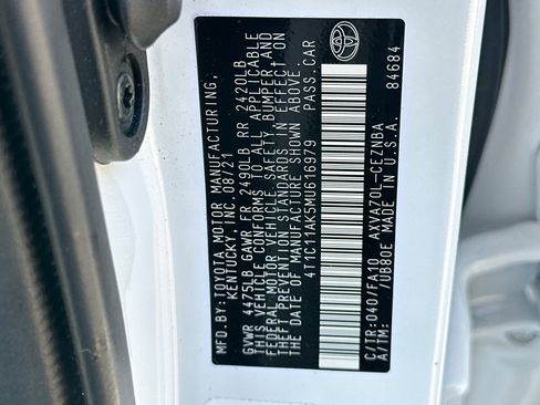 Used 2021 Toyota Camry LE FWD image 25