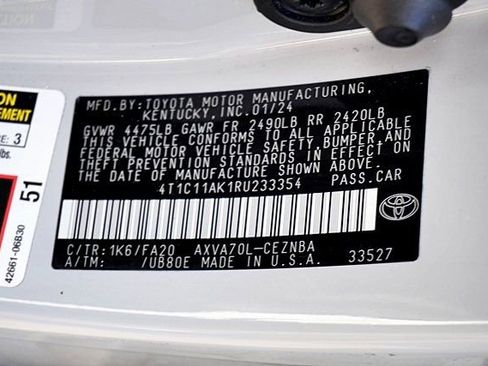 Used 2024 Toyota Camry LE FWD image 30