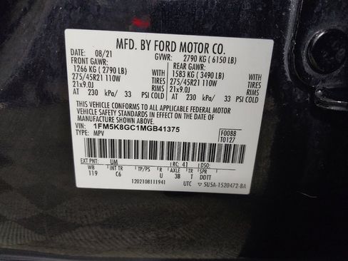 Used 2021 Ford Explorer ST w/ Equipment Group 401A image 33