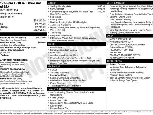 New 2026 GMC Sierra 1500 SLT w/ SLT Premium Plus Package AWD/4WD image 44