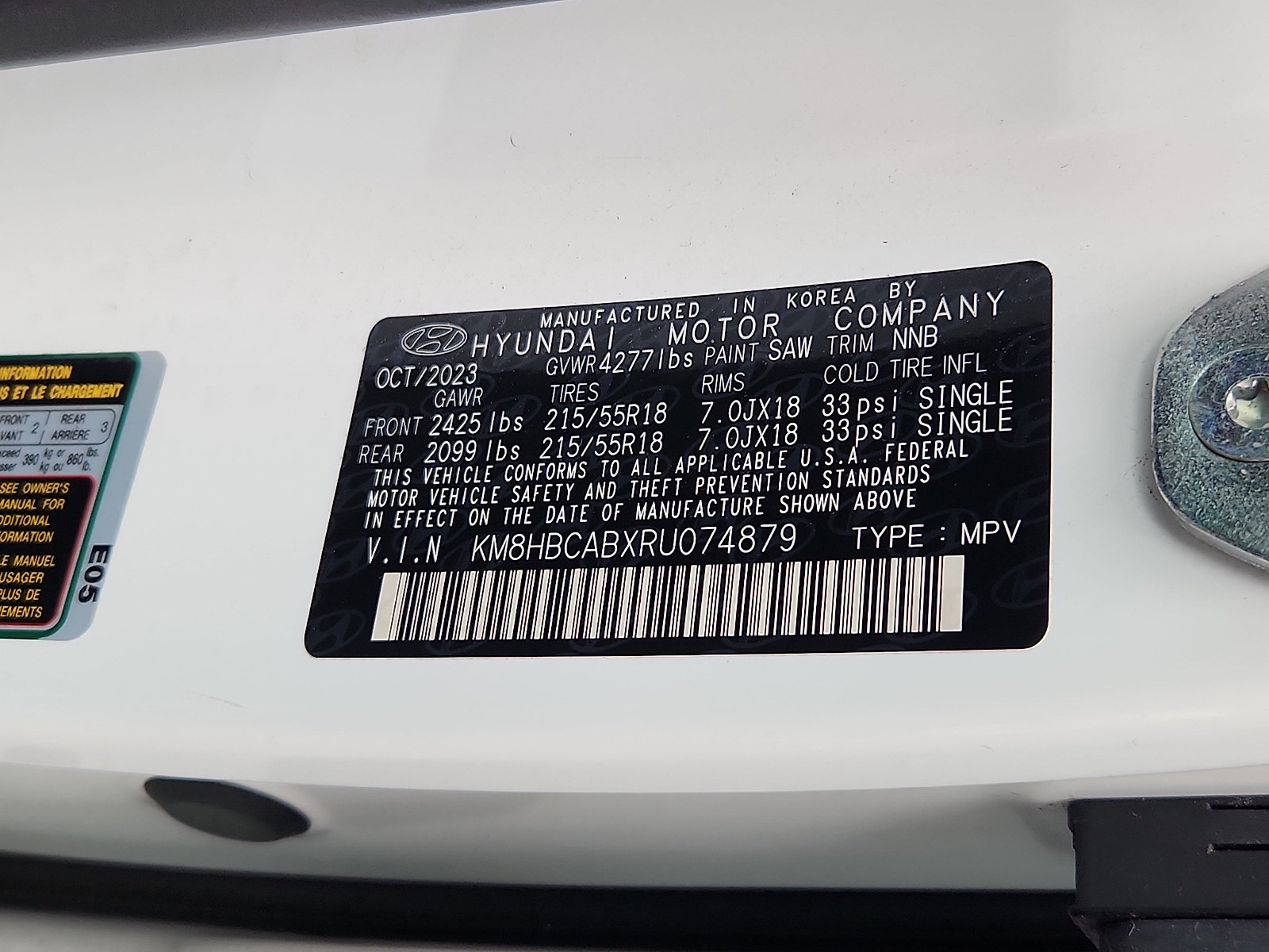 Certified 2024 Hyundai Kona SEL AWD/4WD image 27
