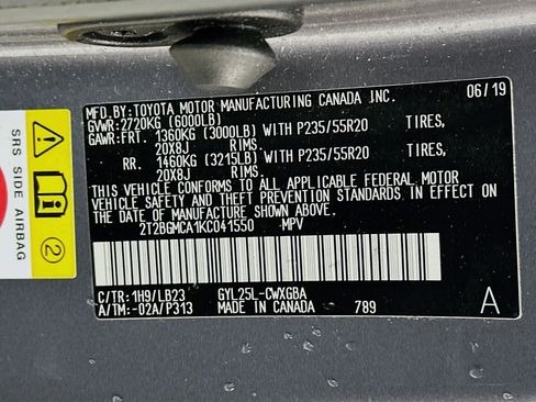 Used 2019 Lexus RX 450h AWD w/ Navigation Package image 32