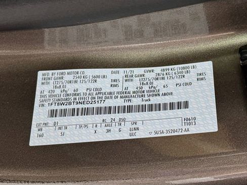 Used 2022 Ford F250 Lariat w/ Lariat Ultimate Package image 37