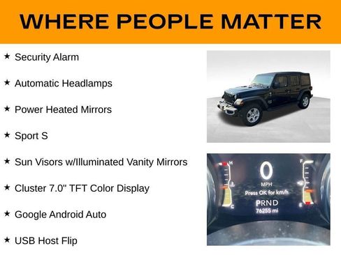 Used 2021 Jeep Wrangler Unlimited Sport image 31