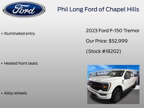 Certified 2023 Ford F150 Tremor AWD/4WD image 39