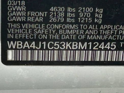 Used 2019 BMW 430i Gran Coupe w/ Convenience Package RWD image 49