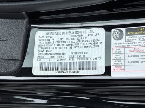 Used 2024 Nissan Z Sport w/ Floor Mat Package image 26