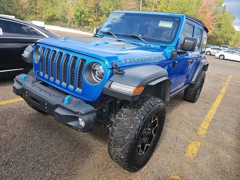 Used 2021 Jeep Wrangler Unlimited Rubicon 4xe w/ Steel Bumper Group image 1
