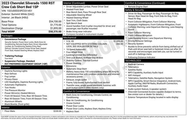 Used 2023 Chevrolet Silverado 1500 RST AWD/4WD image 7