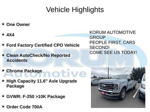 Used 2025 Ford F250 King Ranch w/ Chrome Package AWD/4WD image 4