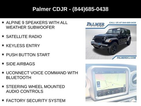 Used 2023 Jeep Wrangler Unlimited w/ Sun & Screen Package AWD/4WD image 12