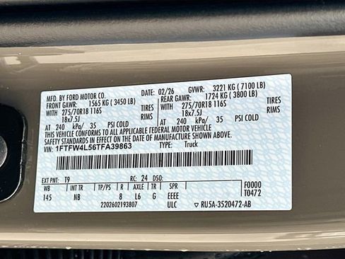 New 2026 Ford F150 Tremor w/ Equipment Group 402B image 21