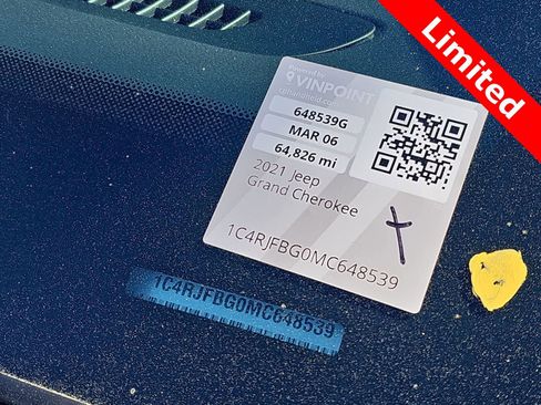 Used 2021 Jeep Grand Cherokee Limited w/ Premium Lighting Group image 25