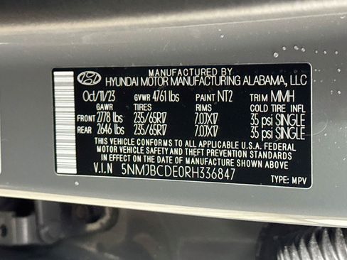 Used 2024 Hyundai Tucson SEL AWD/4WD image 27