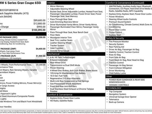 Used 2015 BMW 650i Gran Coupe image 11