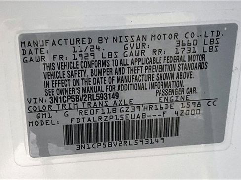 Certified 2024 Nissan Kicks S image 16