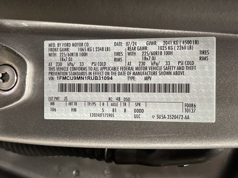 Used 2024 Ford Escape ST-Line w/ Tech Pack #1 image 27