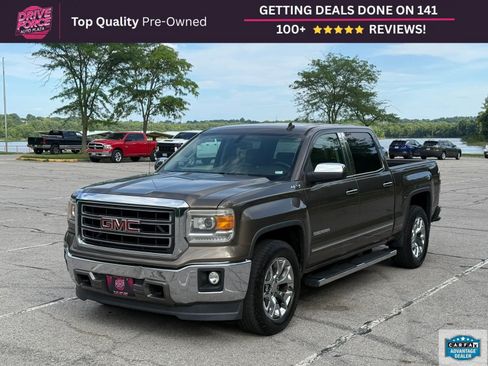 Used 2014 GMC Sierra 1500 SLT w/ SLT Crew Cab Value Package AWD/4WD image 1