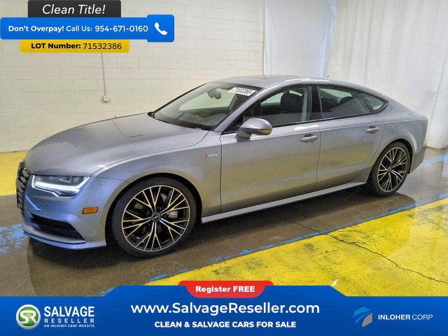 Used 2016 Audi A7 3.0T Premium Plus w/ Black Optic Package AWD/4WD image 1