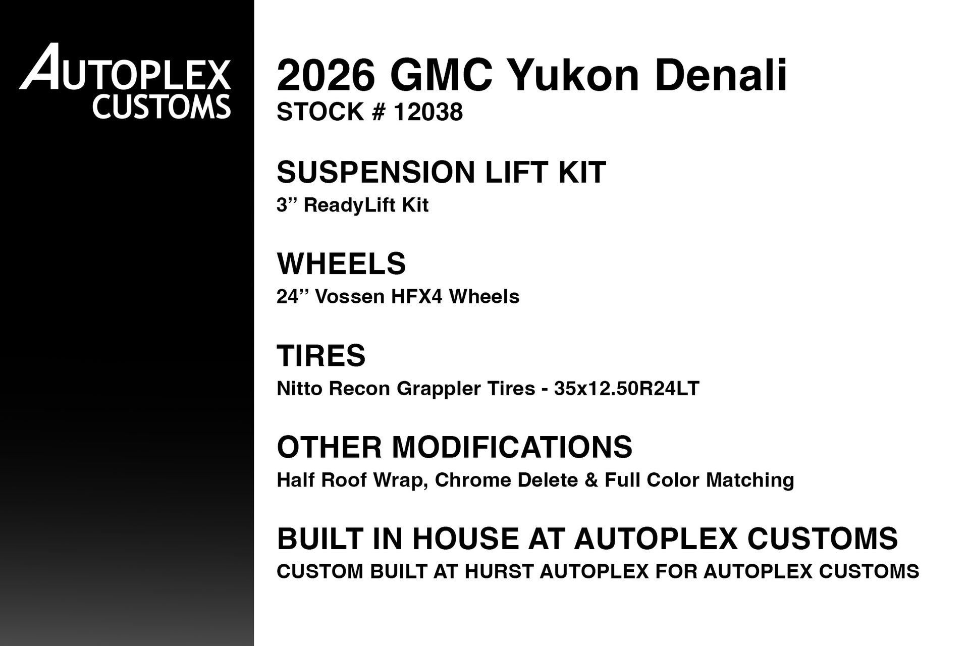Used 2026 GMC Yukon Denali w/ Sun & Power Step Package AWD/4WD image 2