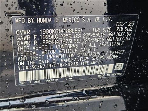 New 2026 Honda HR-V EX-L image 17