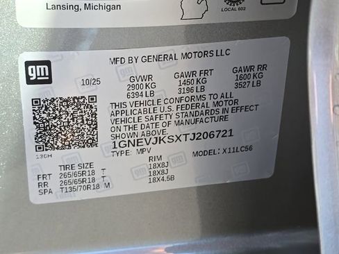 New 2026 Chevrolet Traverse Z71 w/ Enhanced Driving Package image 37