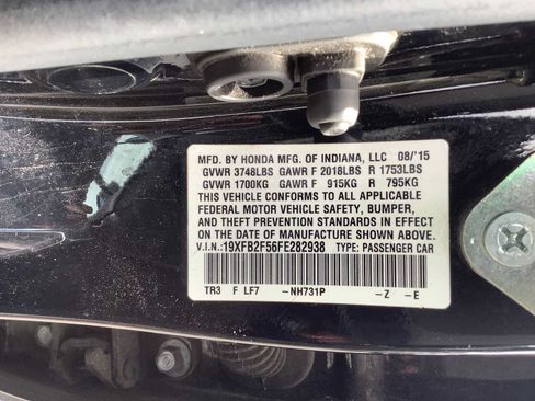 Used 2015 Honda Civic LX image 10
