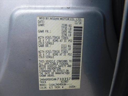 Used 2017 Nissan Frontier SV image 15