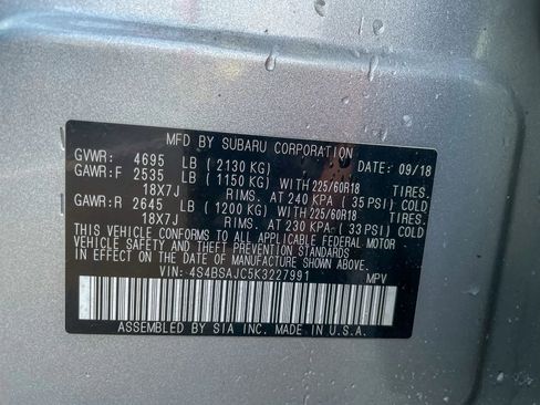 Used 2019 Subaru Outback 2.5i Limited w/ Popular Package #2 image 44