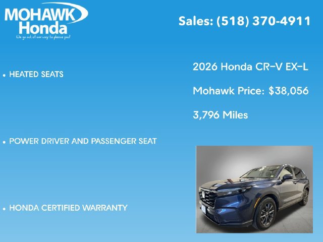 Certified 2026 Honda CR-V EX-L image 16