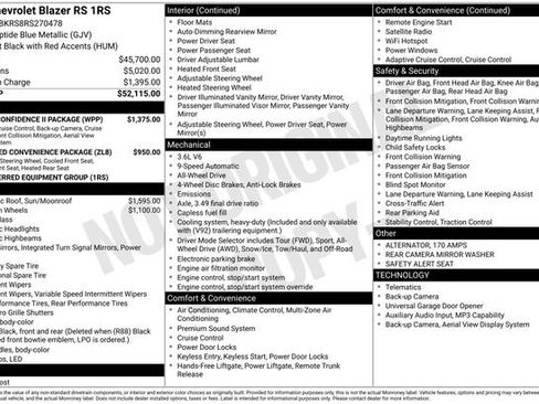 Used 2024 Chevrolet Blazer RS w/ Driver Confidence II Package AWD/4WD image 5