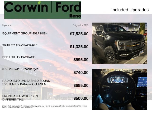 Used 2023 Ford F150 Tremor w/ Equipment Group 402A High AWD/4WD image 3