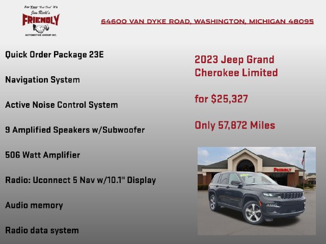 Used 2023 Jeep Grand Cherokee Limited AWD/4WD image 5