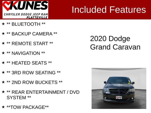 Used 2020 Dodge Grand Caravan GT FWD image 2