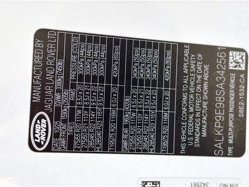 New 2025 Land Rover Range Rover SE image 36