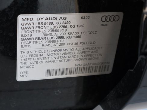 Used 2022 Audi Q5 2.0T Premium w/ Convenience Package image 51
