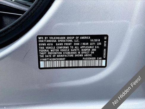 Used 2017 Volkswagen Passat 1.8T SE FWD image 30