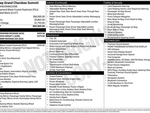 Used 2022 Jeep Grand Cherokee Summit w/ MOPAR Finishing Package AWD/4WD image 40