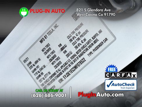 Used 2021 Tesla Model 3 Performance AWD/4WD image 9