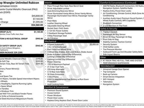 Used 2022 Jeep Wrangler Unlimited Rubicon w/ Safety Group image 10