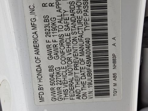 Used 2021 Acura TLX w/Technology Package image 19