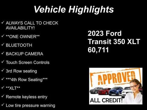 Used 2023 Ford Transit 350 XLT RWD image 10