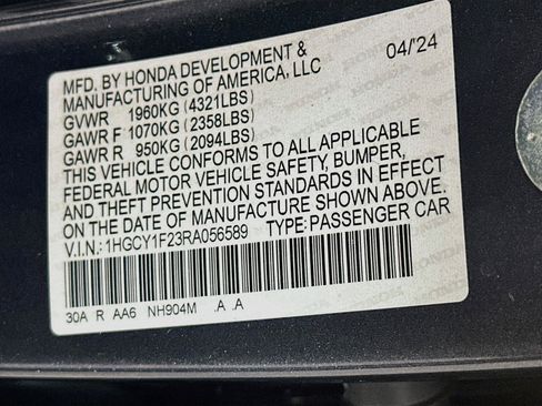 Used 2024 Honda Accord LX image 12